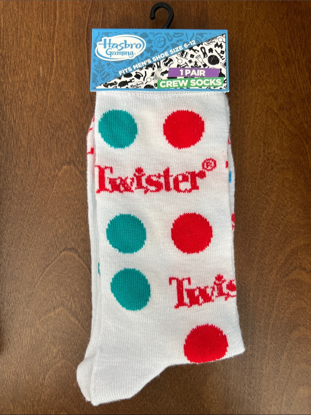 Hasbro Twister Crew Socks